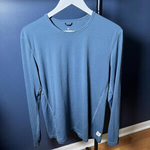 Reigning Champ Blue Athletic Long Sleeve Shirt Men’s M Made in Canada
